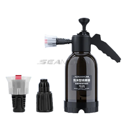 Transform Your Car Cleaning Experience with the 2L Hand Pump Foam Sprayer - High Pressure Foam Washer for Effortless Car and Home Cleaning
