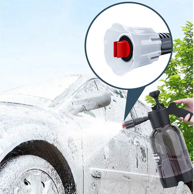 Transform Your Car Cleaning Experience with the 2L Hand Pump Foam Sprayer - High Pressure Foam Washer for Effortless Car and Home Cleaning