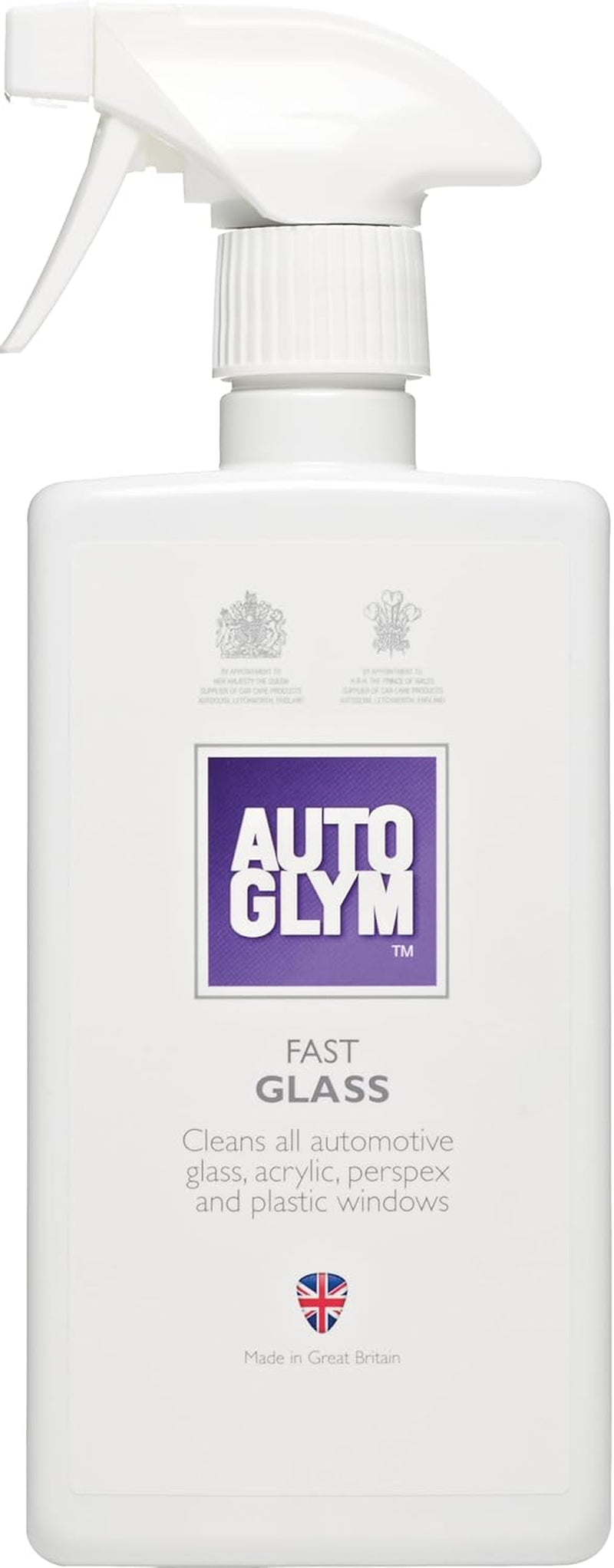 Fast Glass 500ml - Ultimate Streak-Free Car Glass Cleaner for Crystal Clear Windscreens, Windows, and Mirrors