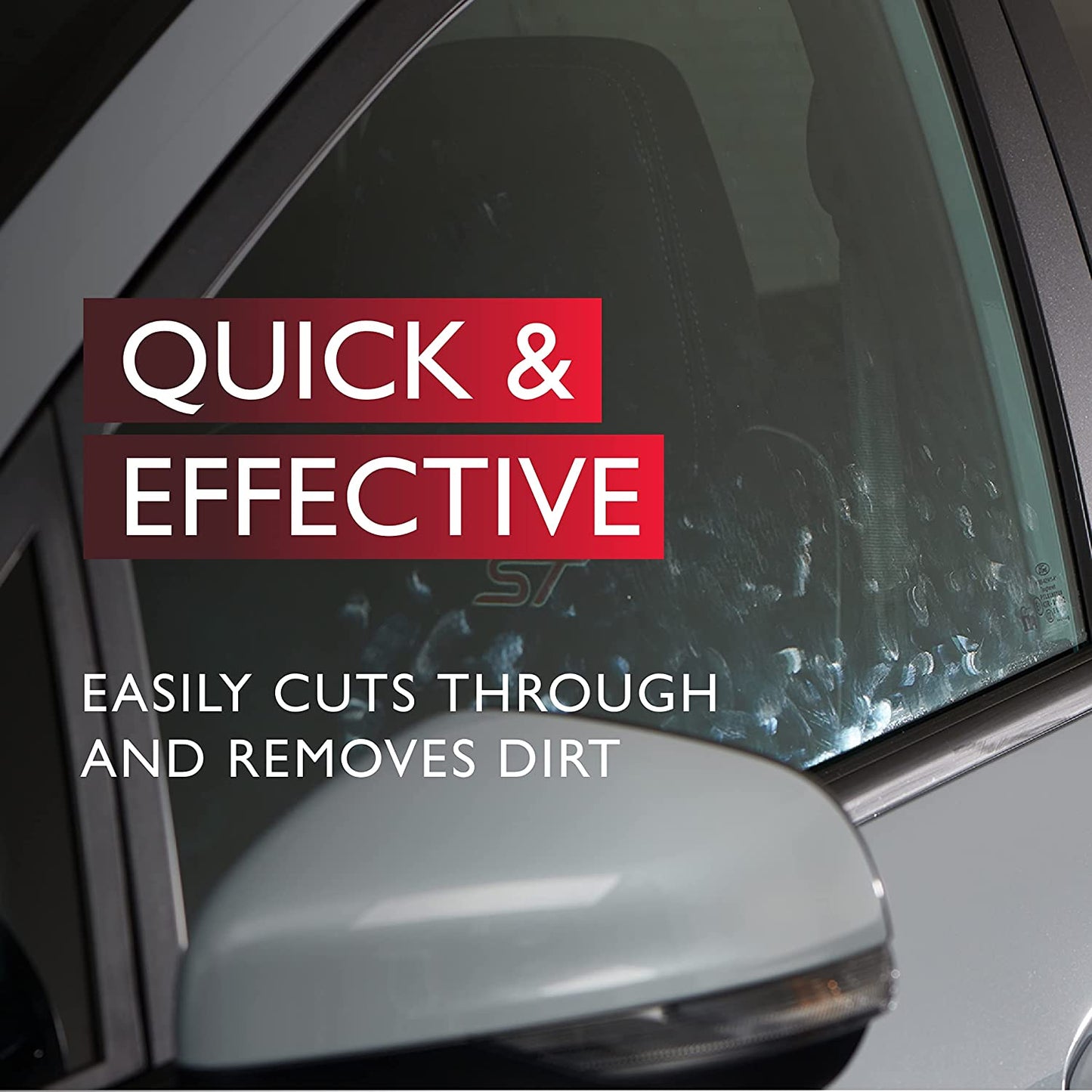 Fast Glass 500ml - Ultimate Streak-Free Car Glass Cleaner for Crystal Clear Windscreens, Windows, and Mirrors