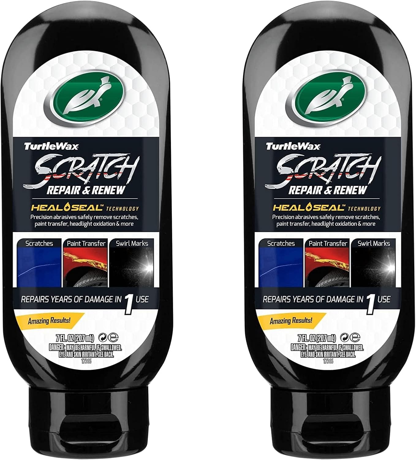 Revitalize Your Car's Finish with the 50935 Scratch Repair & Renew 2-Pack - Ultimate Paintwork Restorer for Light Scratches, Swirls, and Water Spots with Advanced Heal & Seal Technology