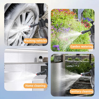 Transform Your Car Cleaning Experience with the 2L Hand Pump Foam Sprayer - High Pressure Foam Washer for Effortless Car and Home Cleaning