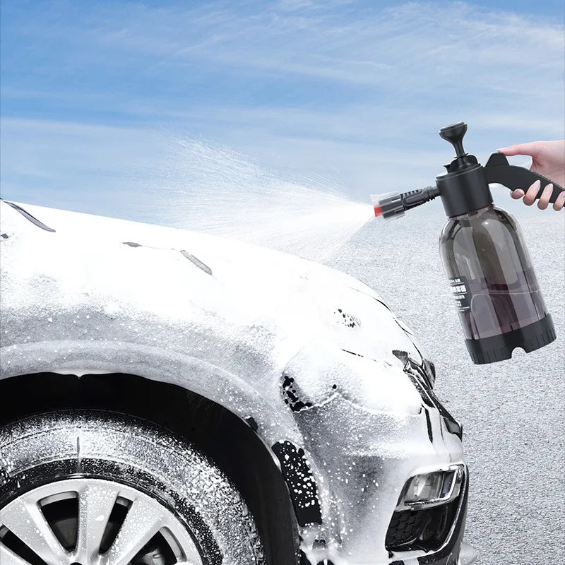 Transform Your Car Cleaning Experience with the 2L Hand Pump Foam Sprayer - High Pressure Foam Washer for Effortless Car and Home Cleaning