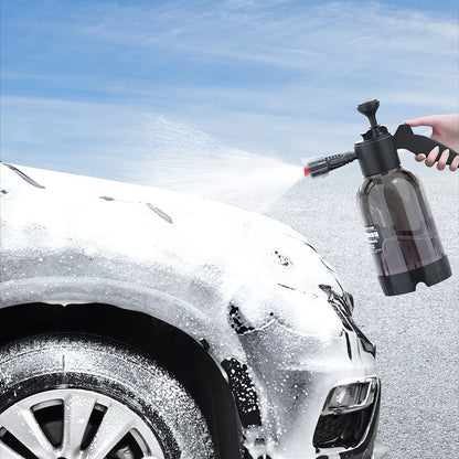 Transform Your Car Cleaning Experience with the 2L Hand Pump Foam Sprayer - High Pressure Foam Washer for Effortless Car and Home Cleaning