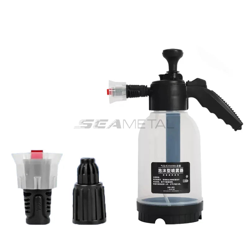 Transform Your Car Cleaning Experience with the 2L Hand Pump Foam Sprayer - High Pressure Foam Washer for Effortless Car and Home Cleaning